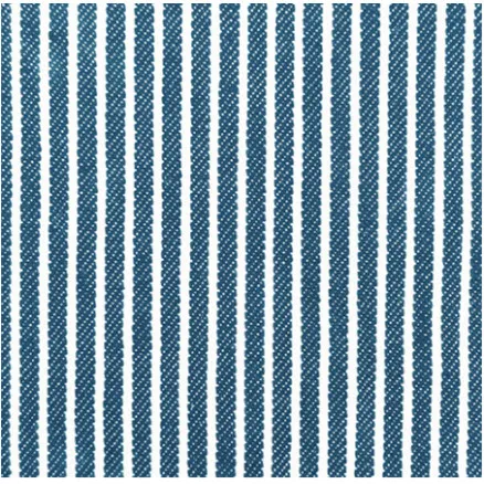 Denim Látka 145cm 1701 Modré Pruhy - 50cm