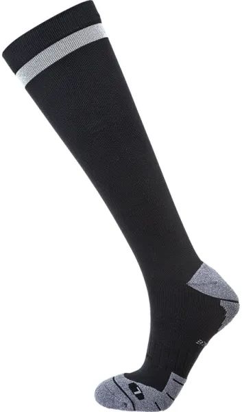 Endurance Torent Reflective Long - Běžecké ponožky s kompresí - Černé - Velikost 35/38