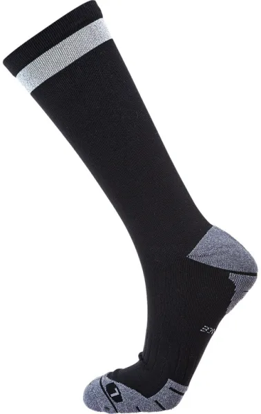Endurance Torent Reflective Mid Length - Běžecké ponožky - Černé - Velikost 39/42